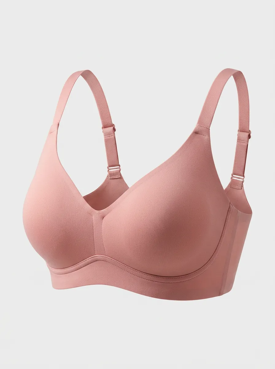 Women's Padded Wireless Seamless Contour-Cup Bra