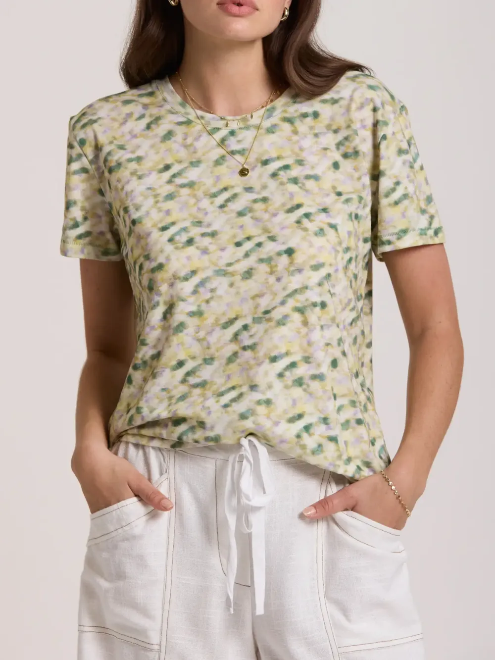 Tie Dye Detail Tee
