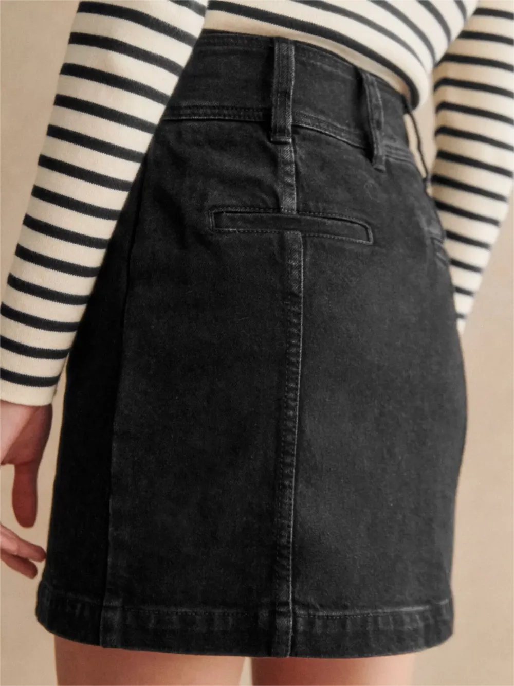 Short Suede Skirt