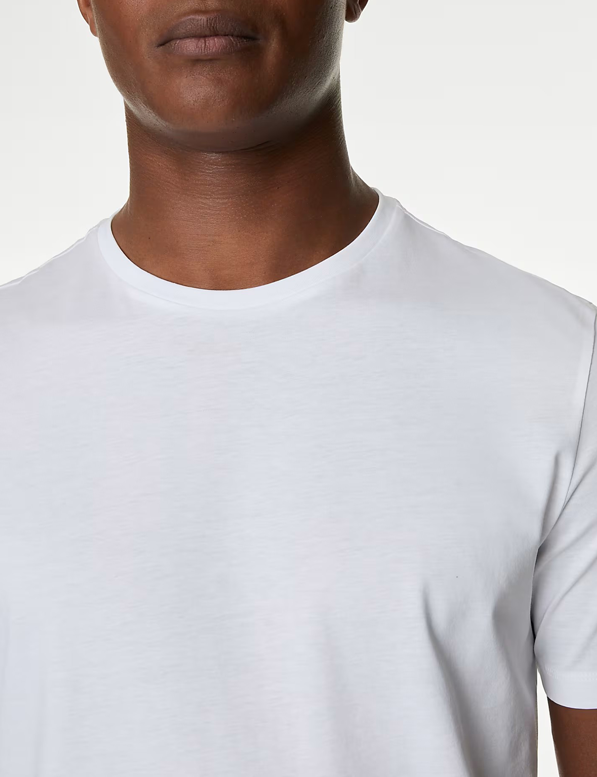 Solid Color Cotton T-shirt