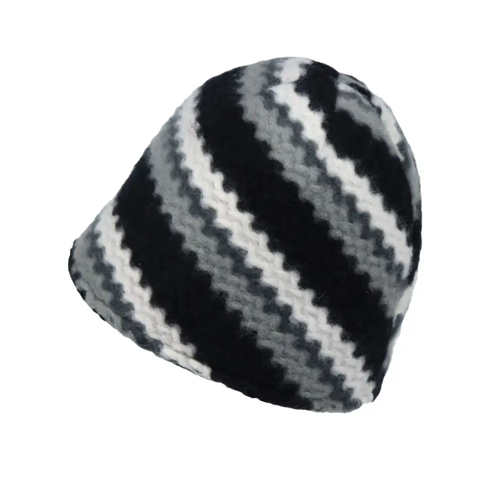 Knit Bow Accent Sun Hat