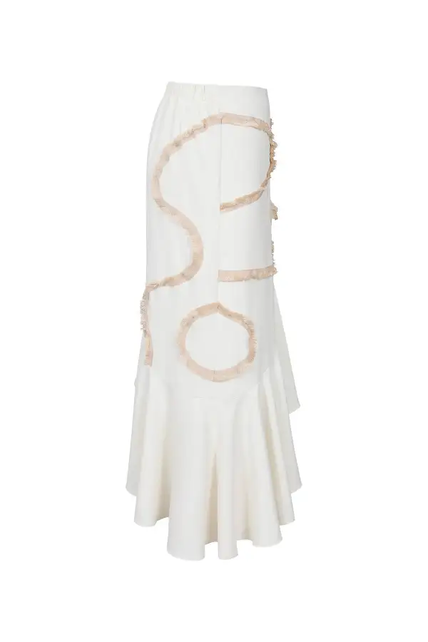 Classic Refined Everyday Ruffled Skirt