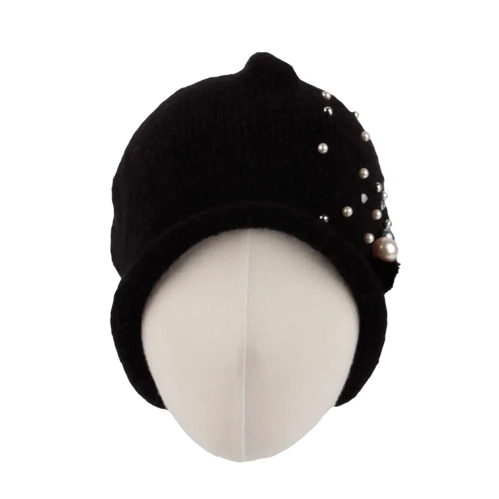Knit Slouchy Earflap Beanie Hat
