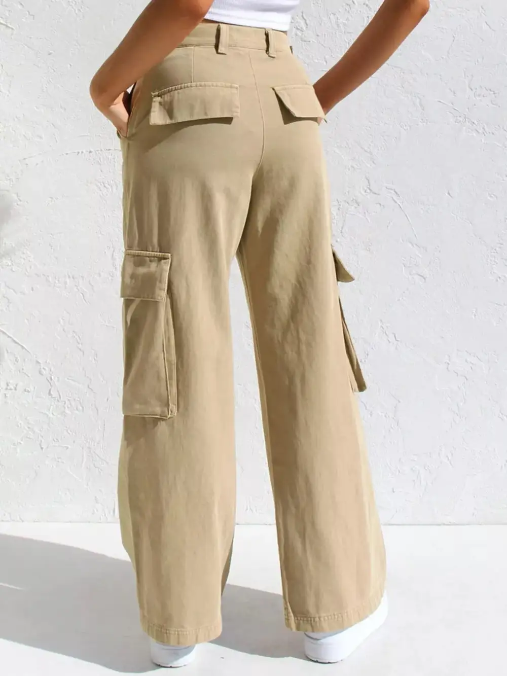 Polished High Waist Wide Leg Denim Jeans