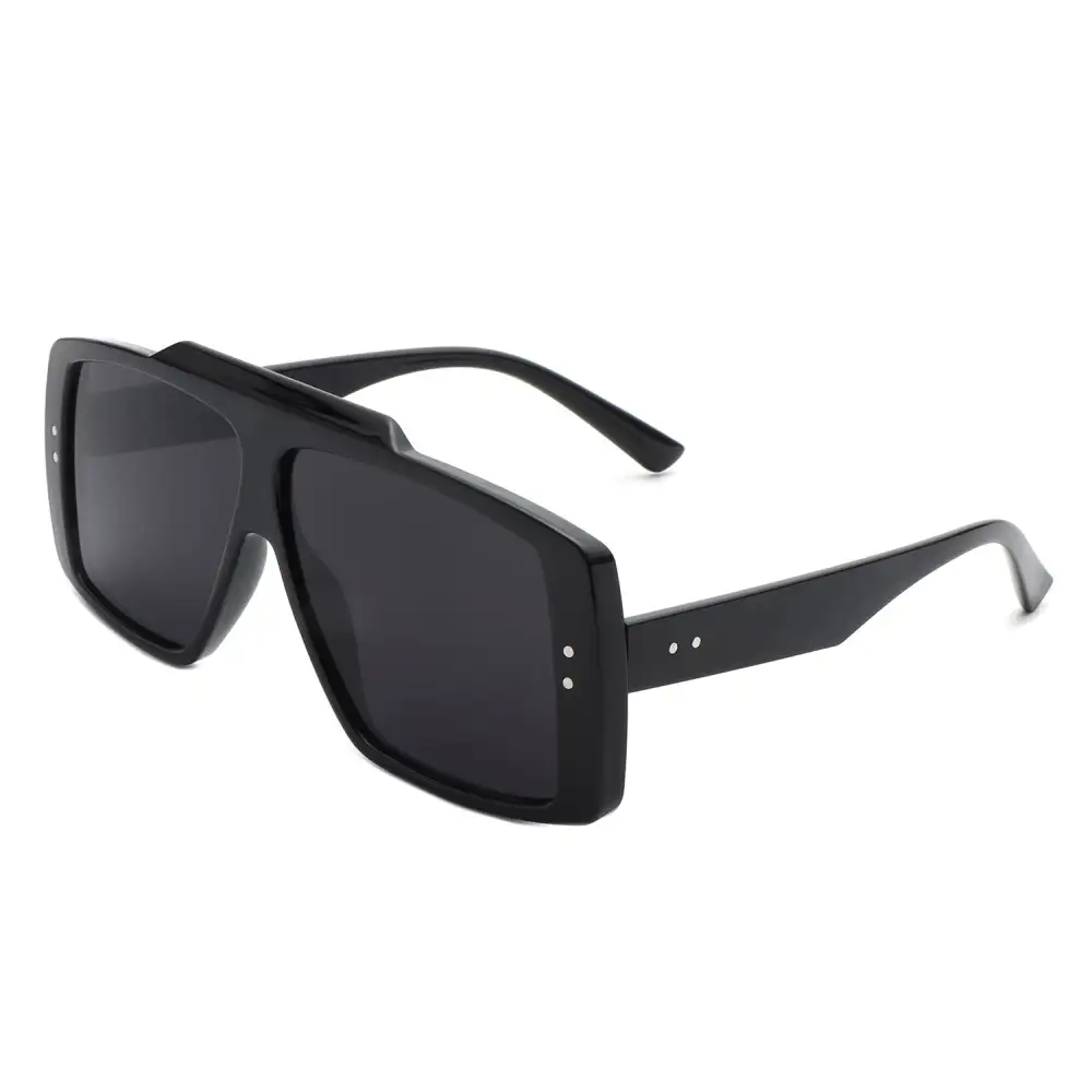 Modern Square Flat Top Frame Sunglasses