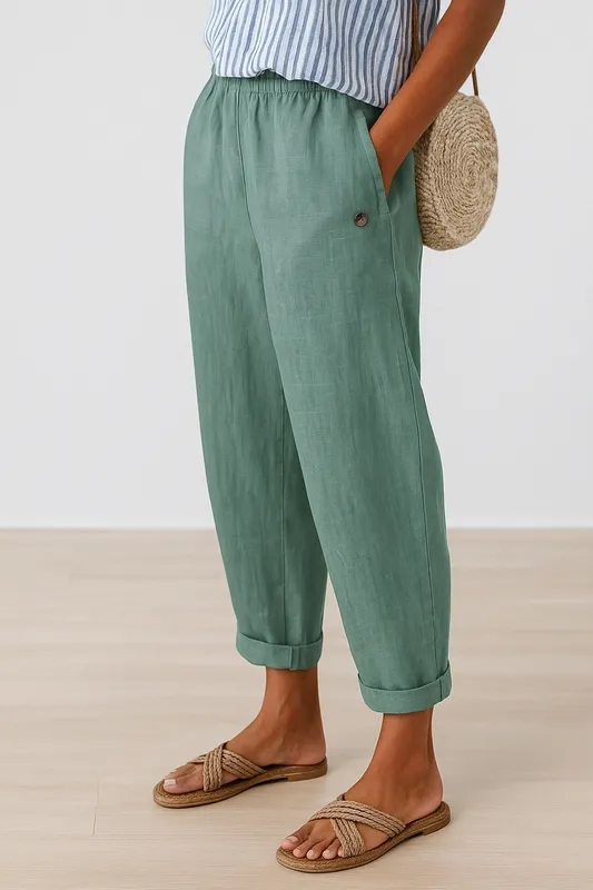 Stylish Pants With Side Pockets