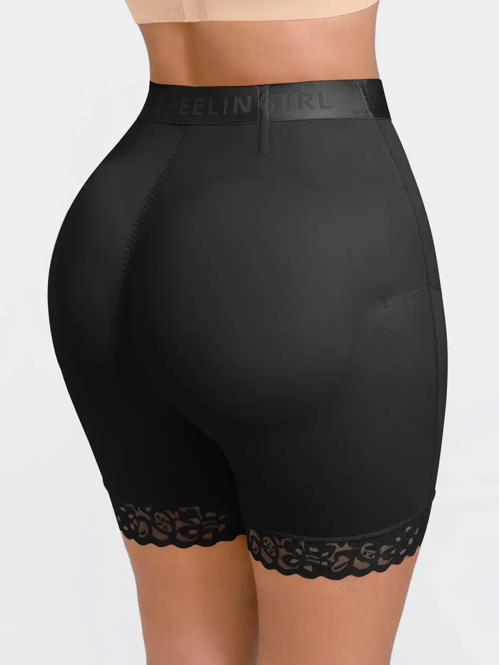 Front Zip Shaping Shorts
