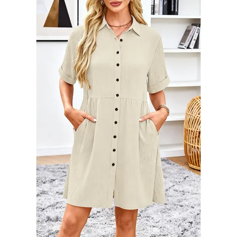 🔥Hot Sale💥Women’s Summer Babydoll Dress🔥8-PACK - All Colors Included