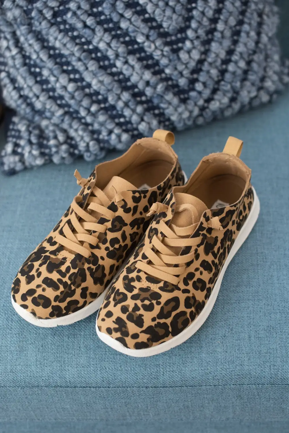 Women’s Leopard Print Padded Casual Sneakers