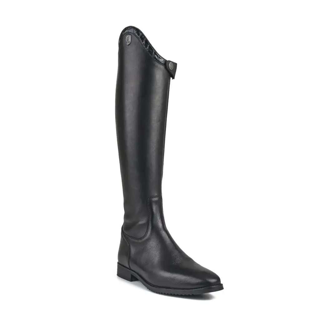 Refined Zip Leather Riding Boots