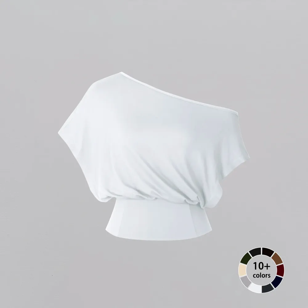 Women's Off-Shoulder Cropped Top