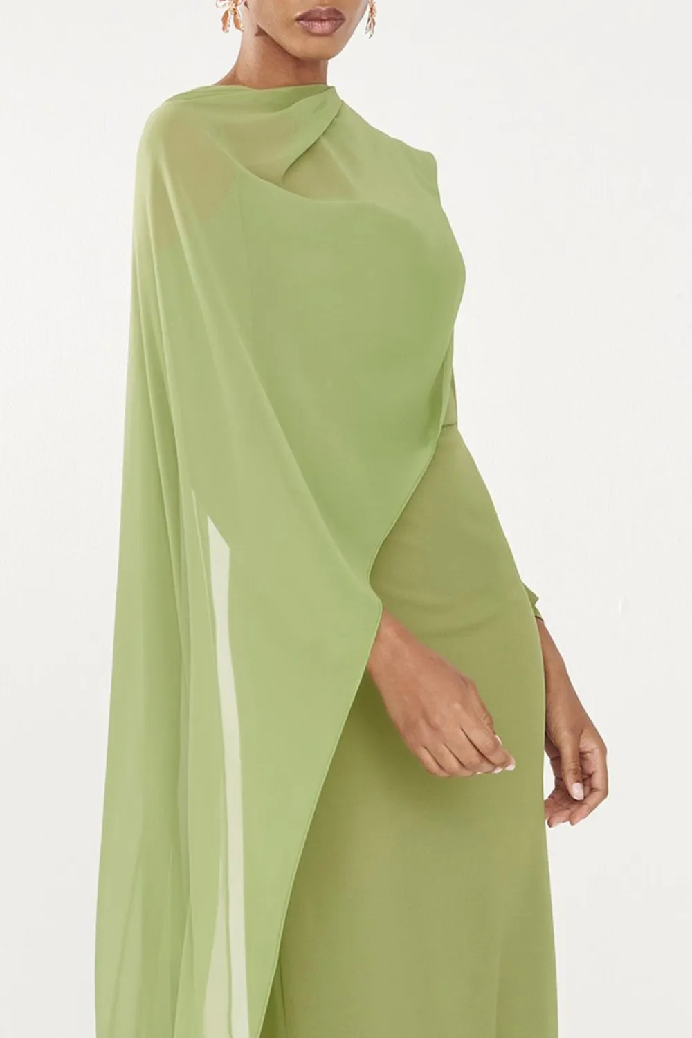 Green Weightless Shawl