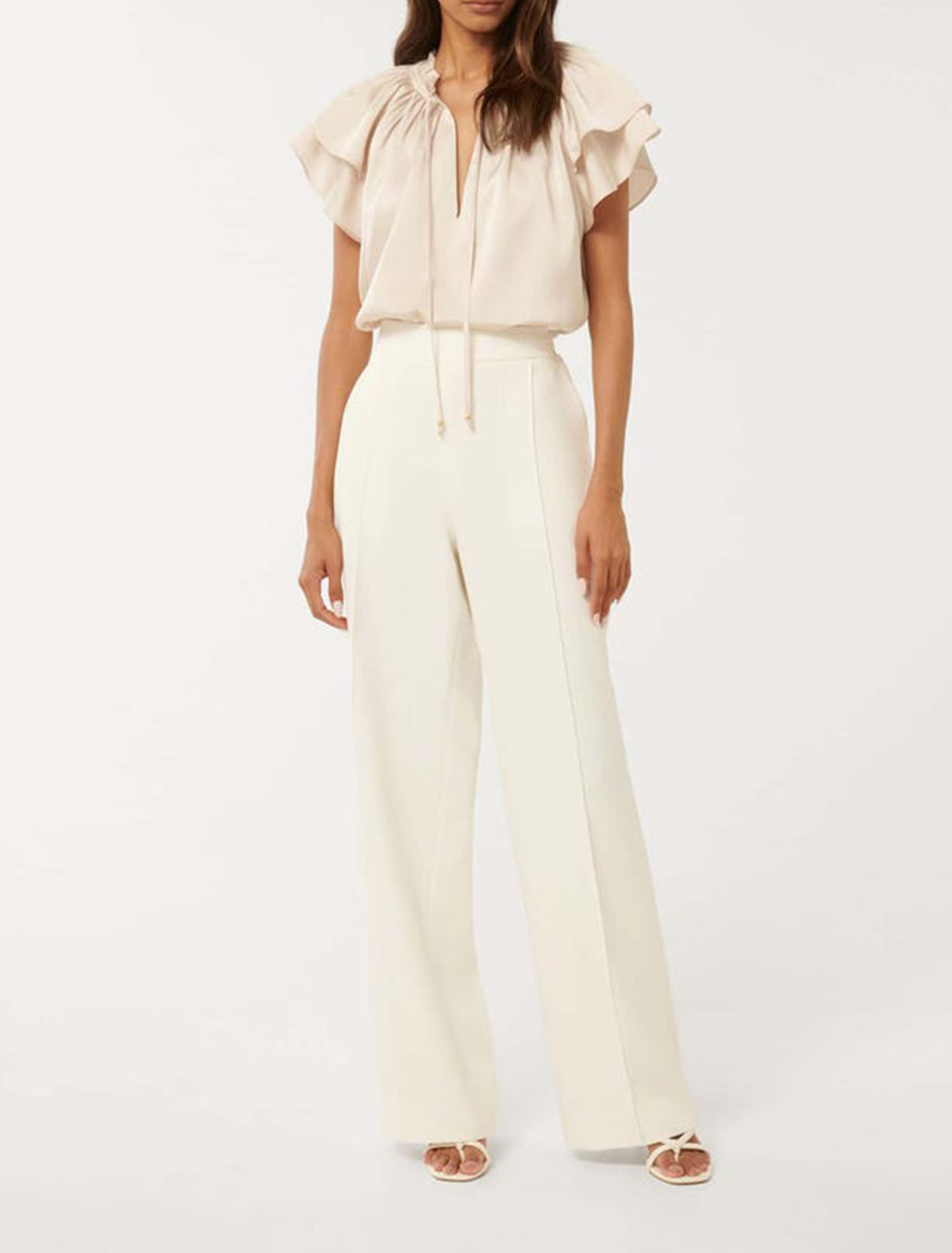 Petite Wide-Leg Pants
