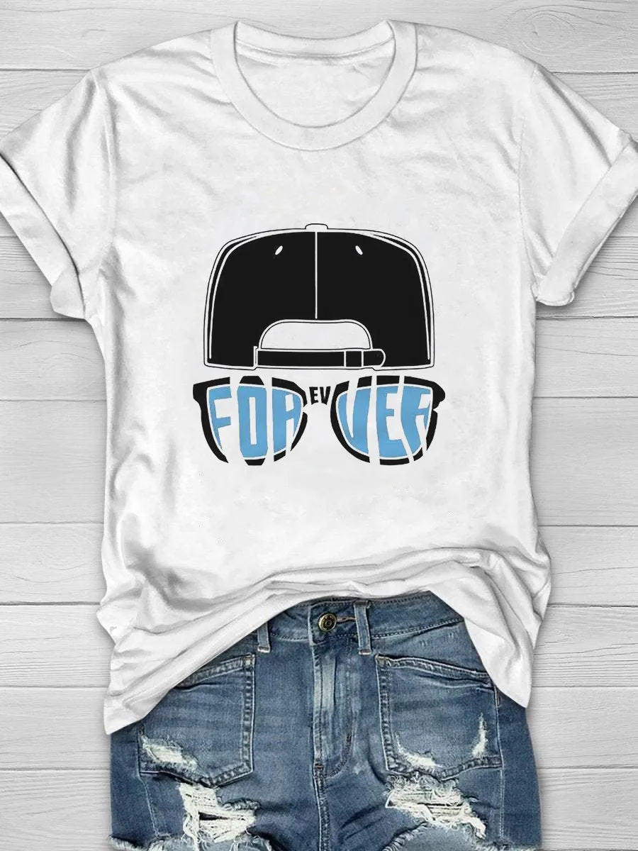 Women's Sandlot Men's Baseball Print Crewneck T-Shirt