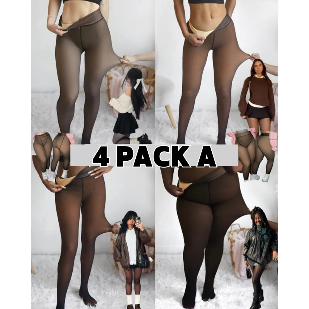 Magic fleece leggings: compression, one-seam, plus size.