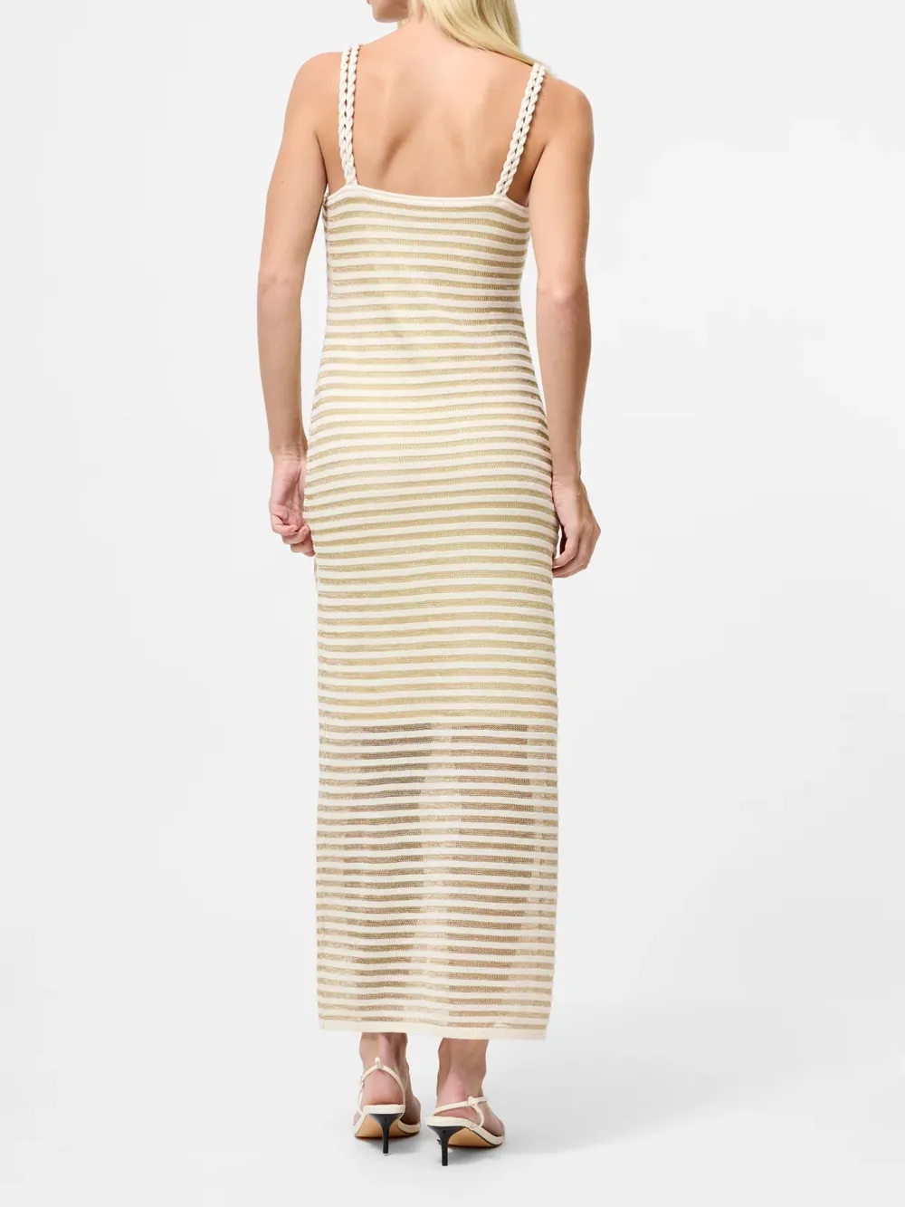 Lightweight Stretch Striped Slip Dress