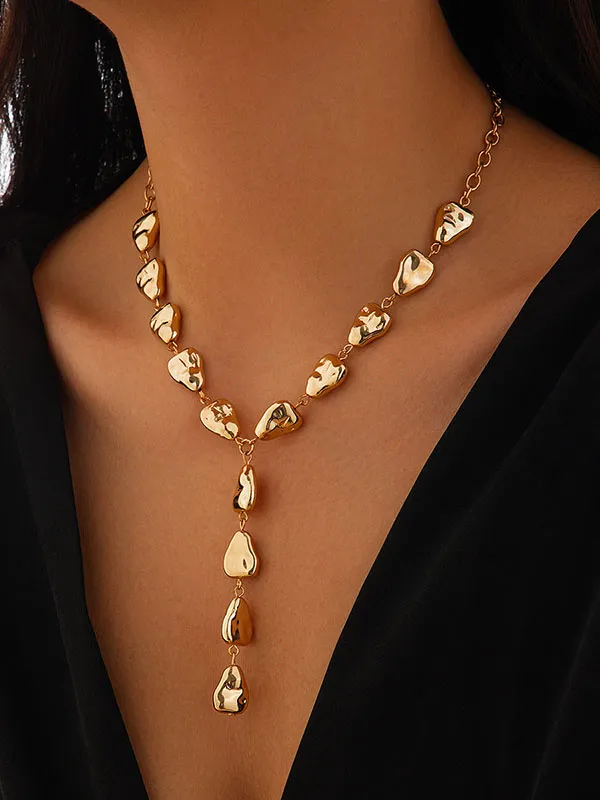 Minimal Chain Geometric Casual Necklace
