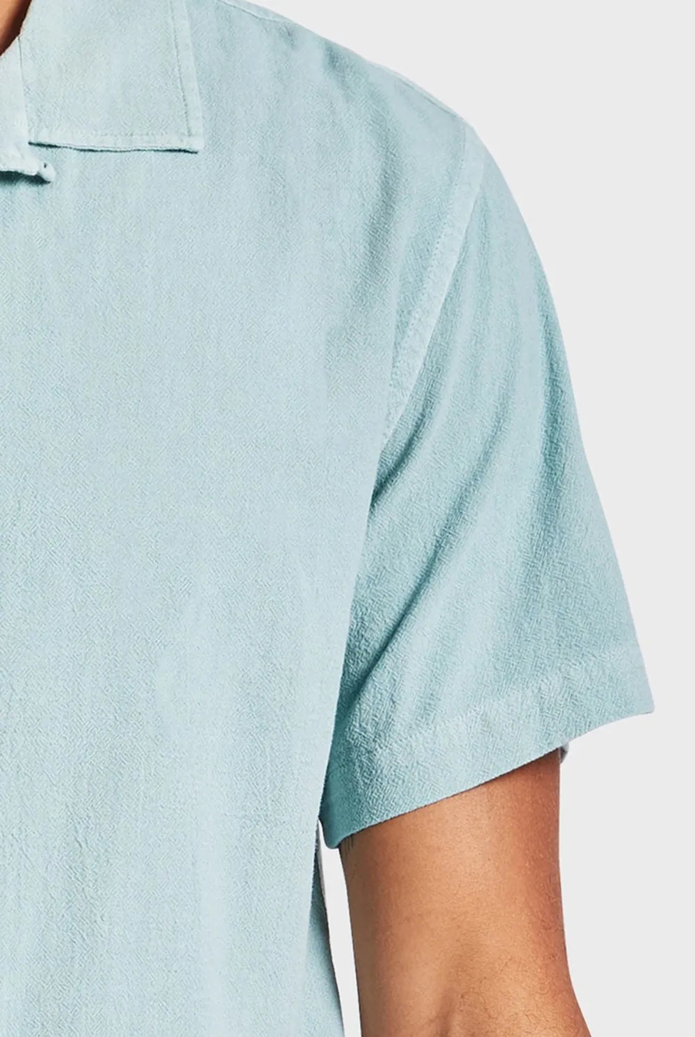 Jed Short Sleeve Shirt-Light dutch blue