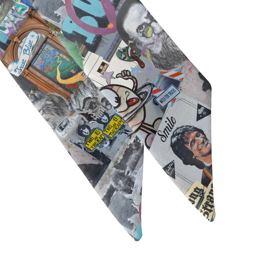 Cap Hill Street Art Design Hair Scarf