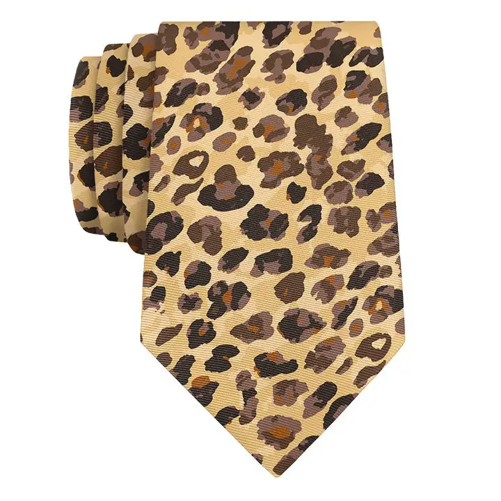 Cheetah Pattern Necktie