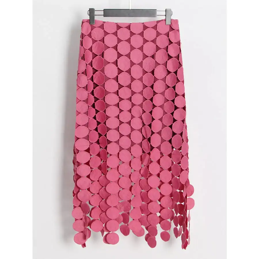 Fringe Midi Skirt