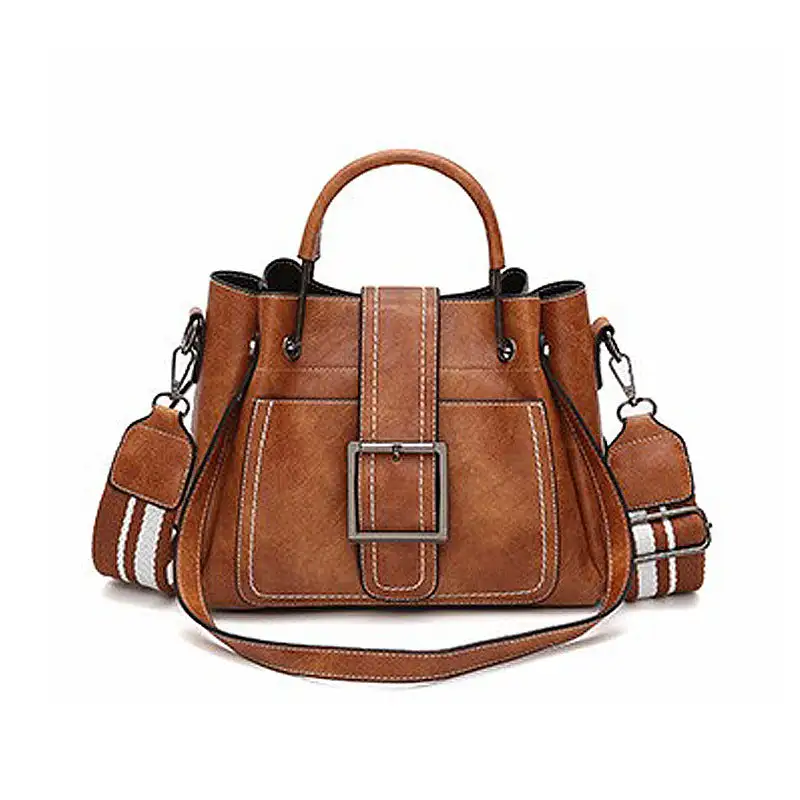 Vintage Suede Shoulder Crossbody Bag for