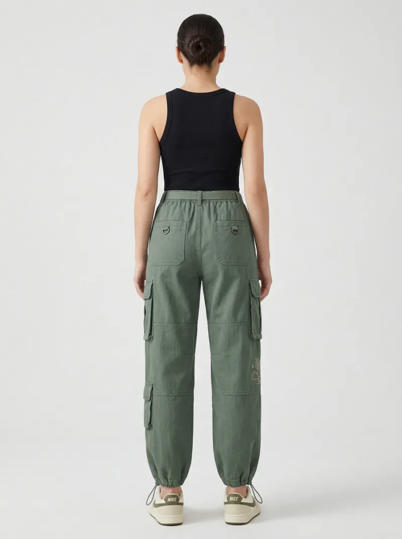 Flexible Activewear Women's Multi Pocket Cargo Pants