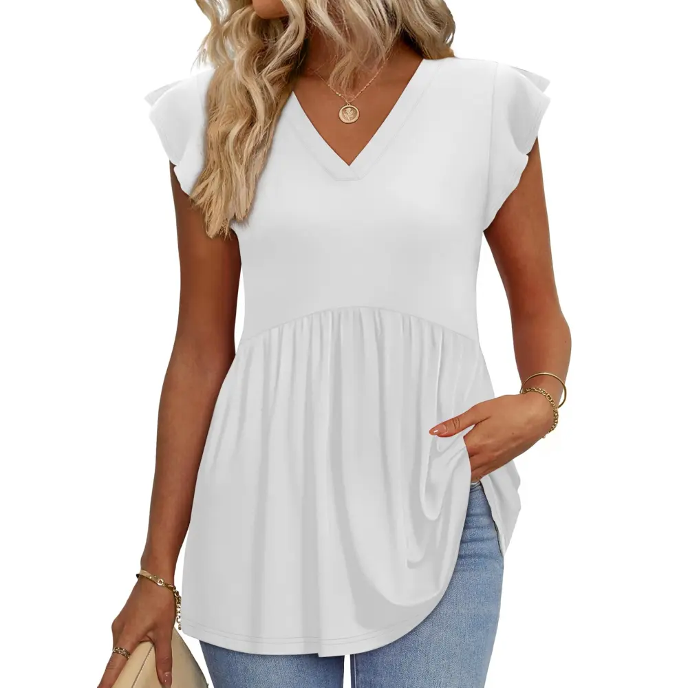 Women's Summer Tops 2026 Babydoll Shirts