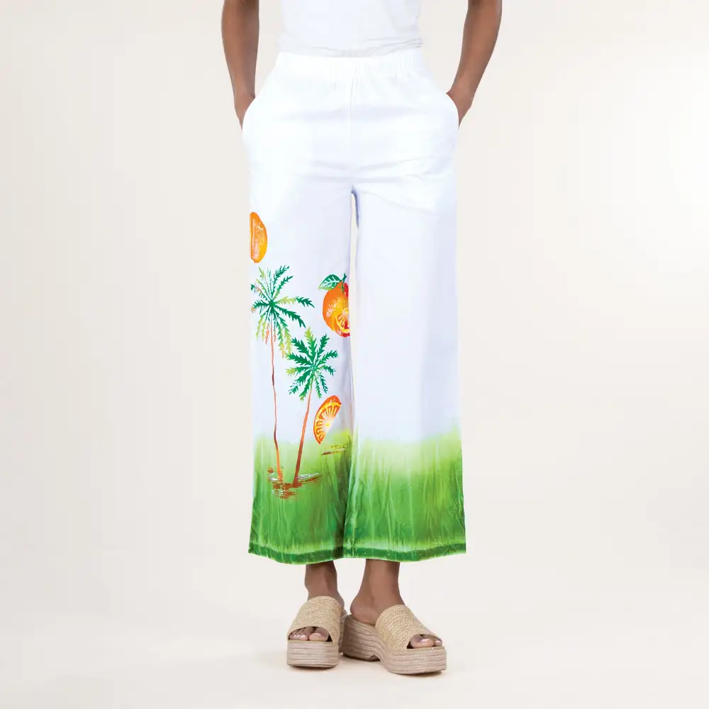 Hand-painted Party In The Palms Pants