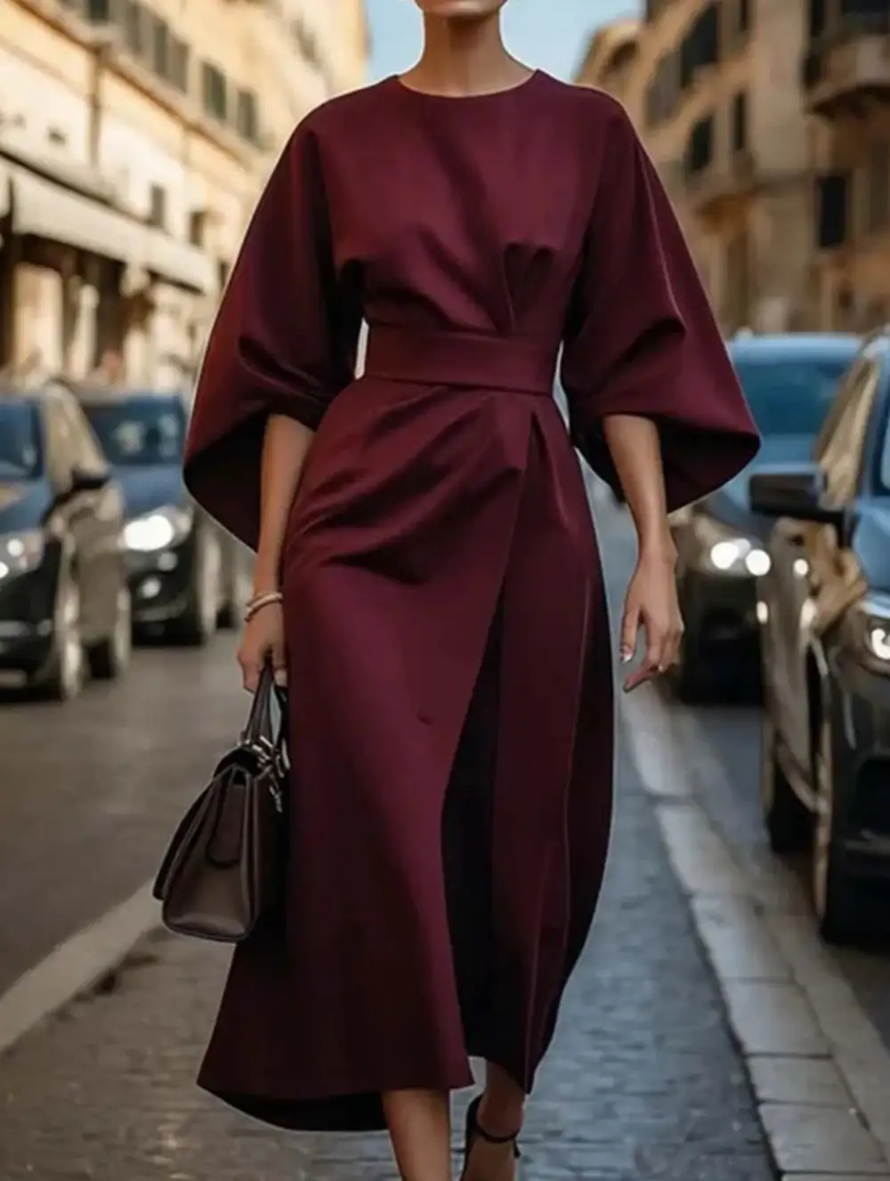 Clean Line Waist Dress