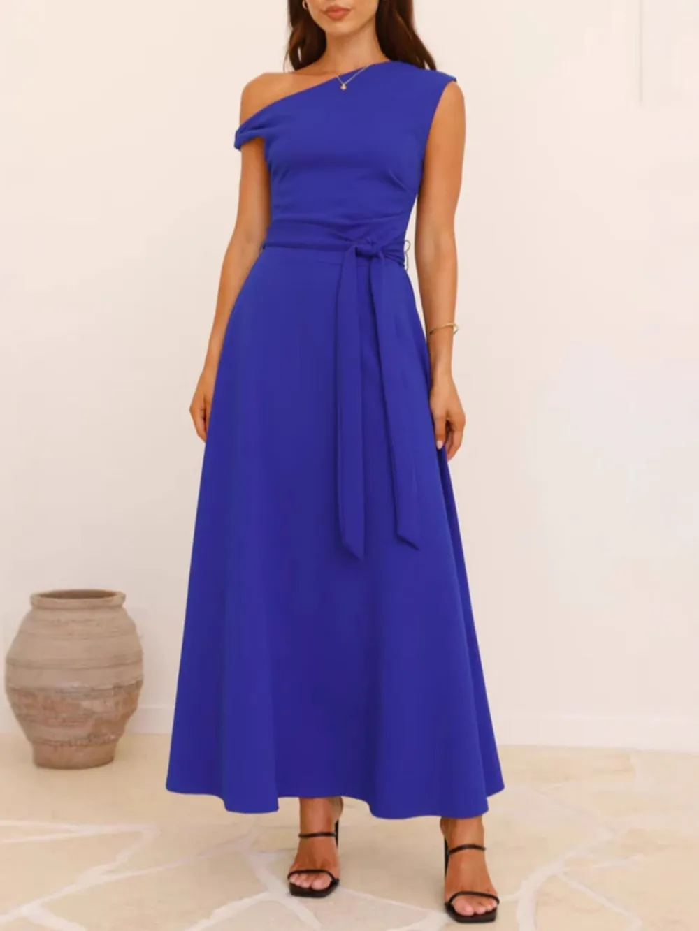 Tie Waist Maxi Dress