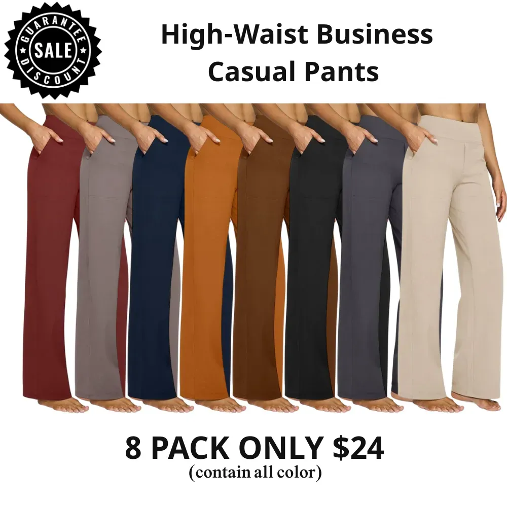 Women Wide Leg Pants with Pockets🔥8-Pack - All Colors Included, Only $24