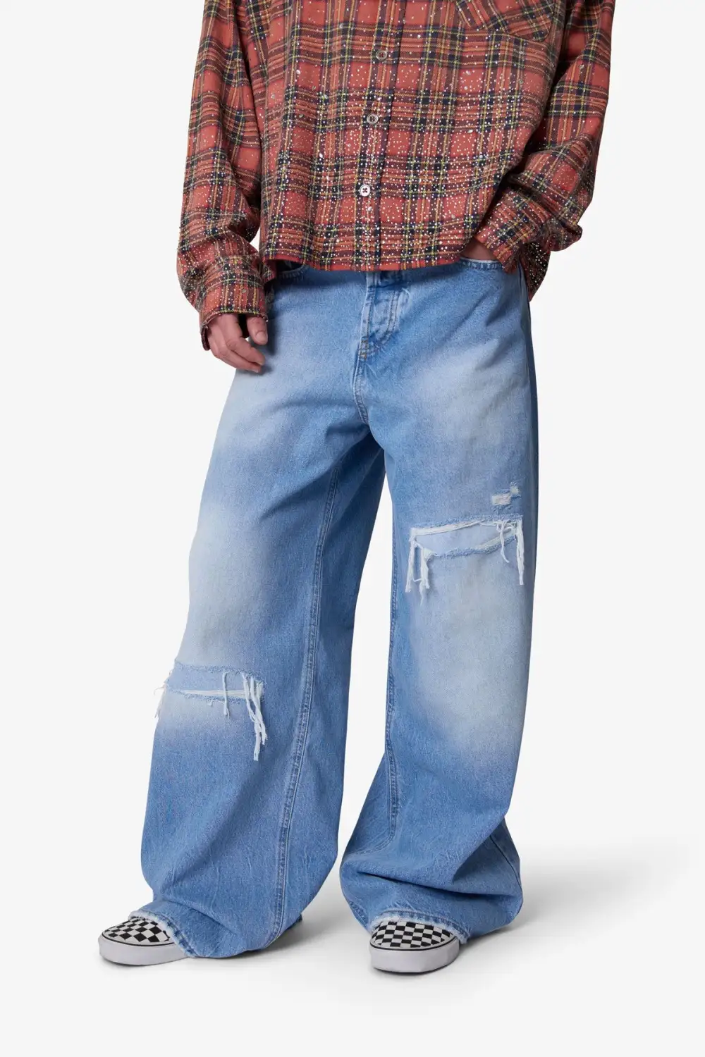 Everyday Patched Jeans