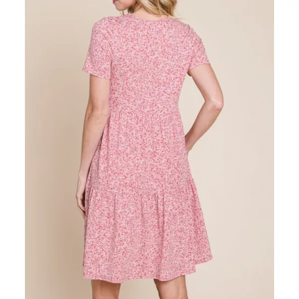 Short Sleeve Mini Dress