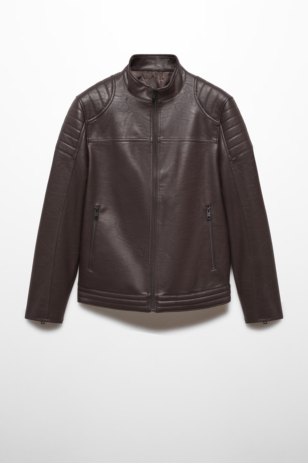 Nappa Leather-Effect Jacket
