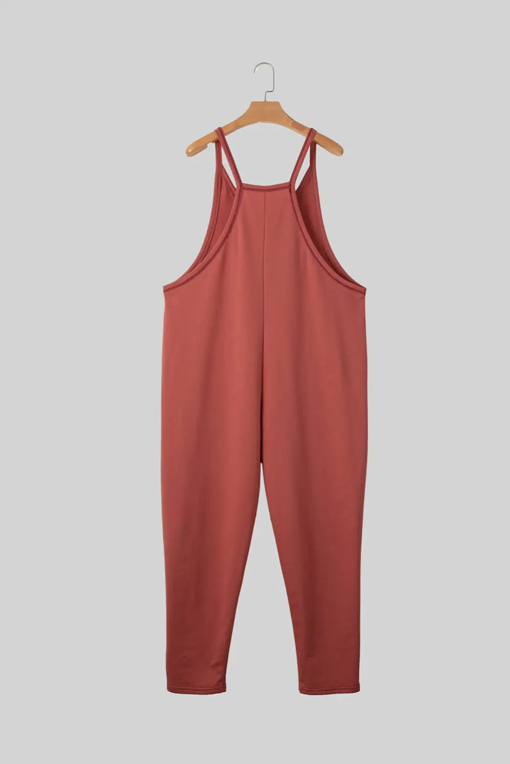 Flame Side Pockets Harem Sleeveless V Pants