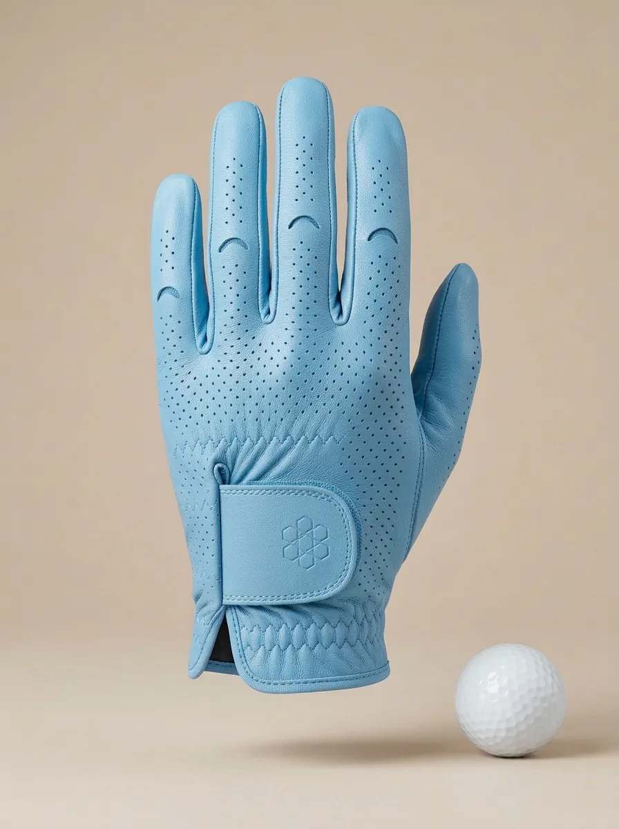 Relaxed Perforated Leather Golf Glove
