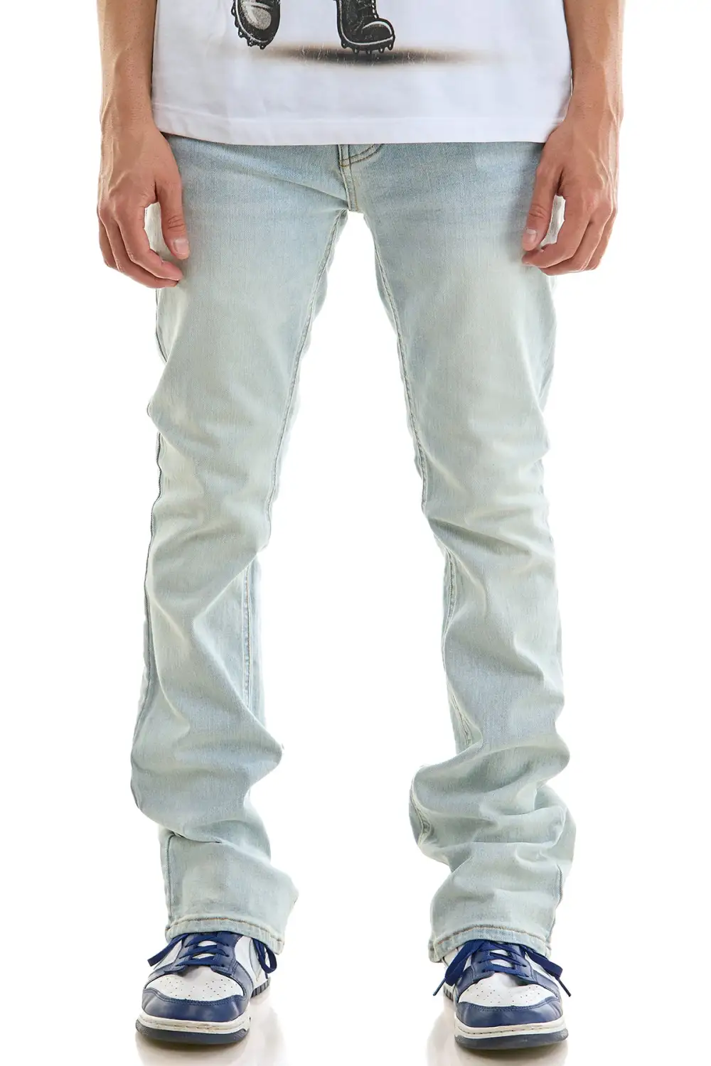 Men's Urban Flare Skinny Slim Jeans