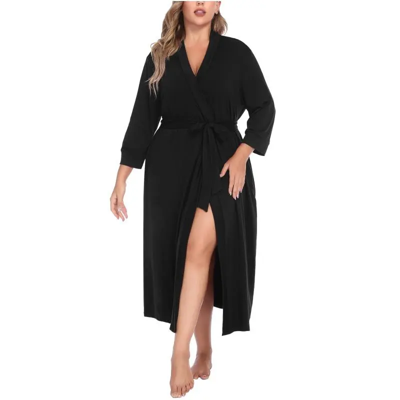 Women's Plus Size Kimono Robe