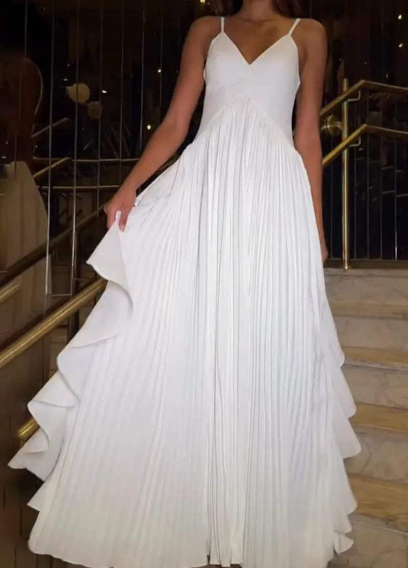 Delicate Layered Patchwork Ruched Maxi Dress