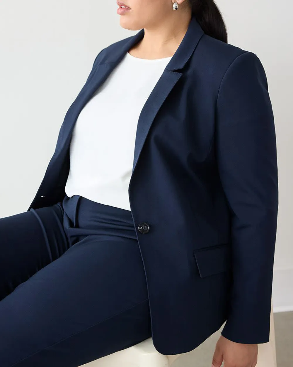 Structured Blazer  Classic Stretch
