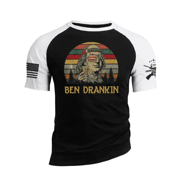 BEN DRANKIN RAGLAN GRAPHIC TEE