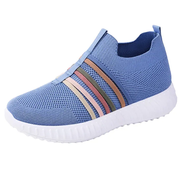Breathable Mesh Slip On Sneakers