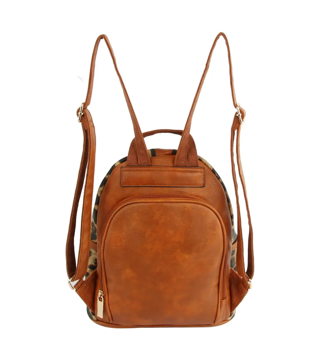 Animal Print Casual Backpack