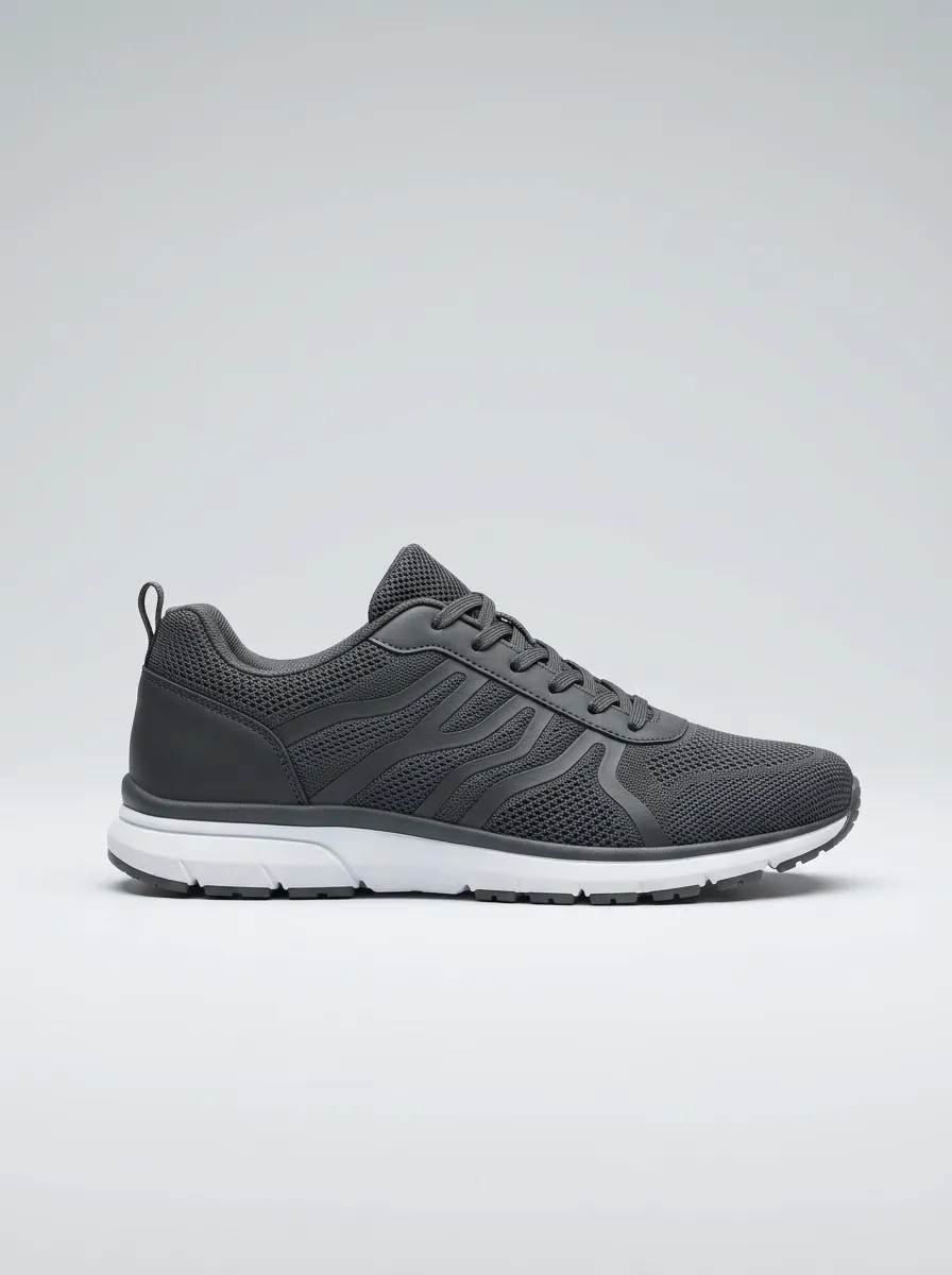 Contemporary Mesh Breathable Sport Look Men's Running Shoes
