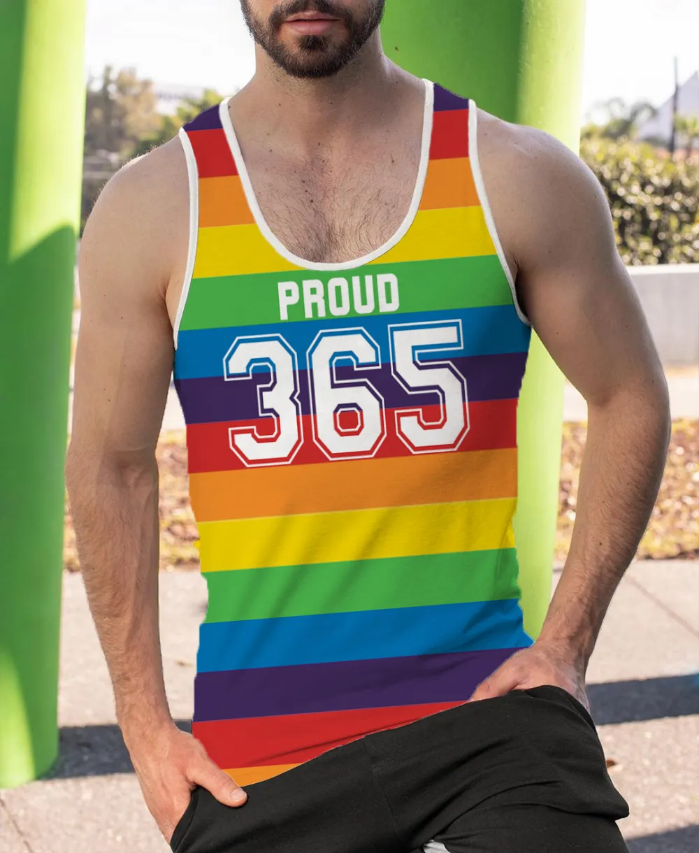 Men's Rainbow Proud 365 Tank Top