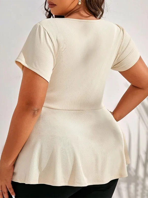 Short-Sleeve Knit Slim-Fit T-Shirt