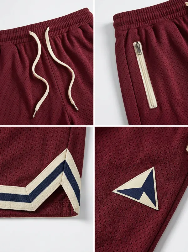 Training Mesh Detail Street Style Men's Basketball Shorts