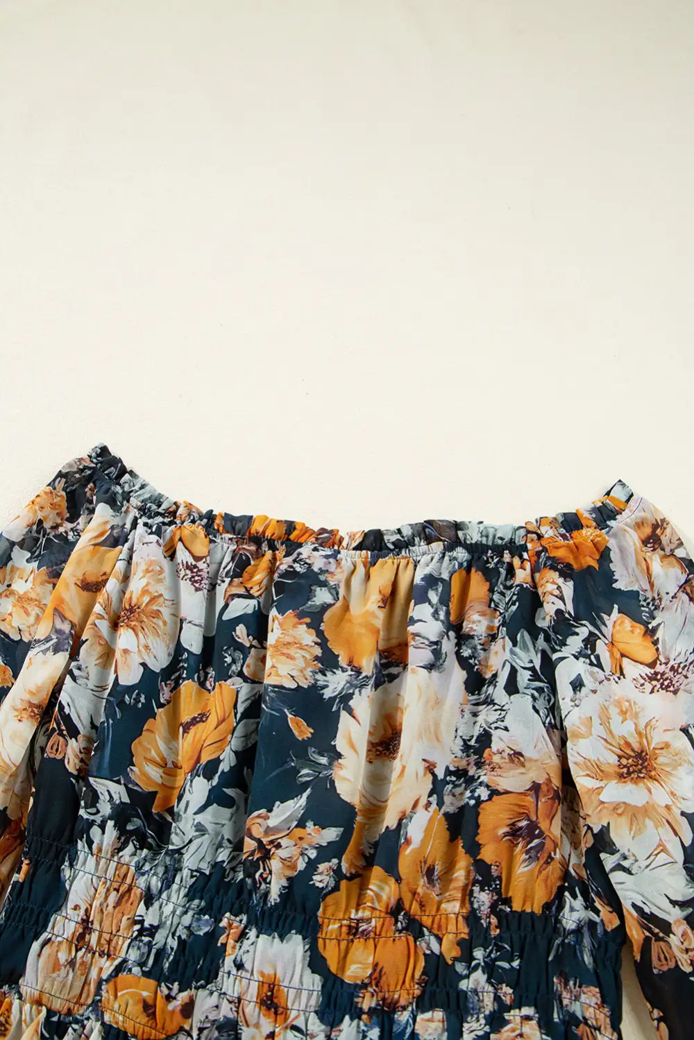 Floral Bell Sleeve Off Shoulder Top