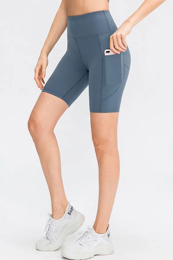 Ruffled Open Front Shorts